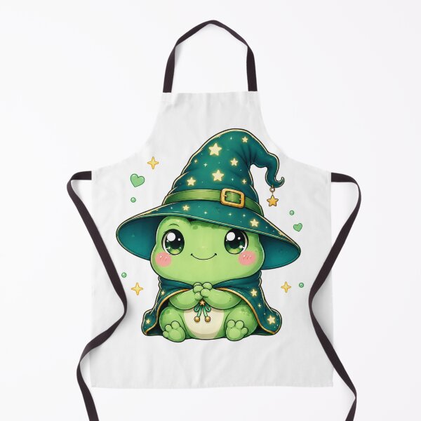Item preview, Cute Frog Wizard | Kawaii Cottagecore Aesthetic Art designed and sold by Dulxoz.