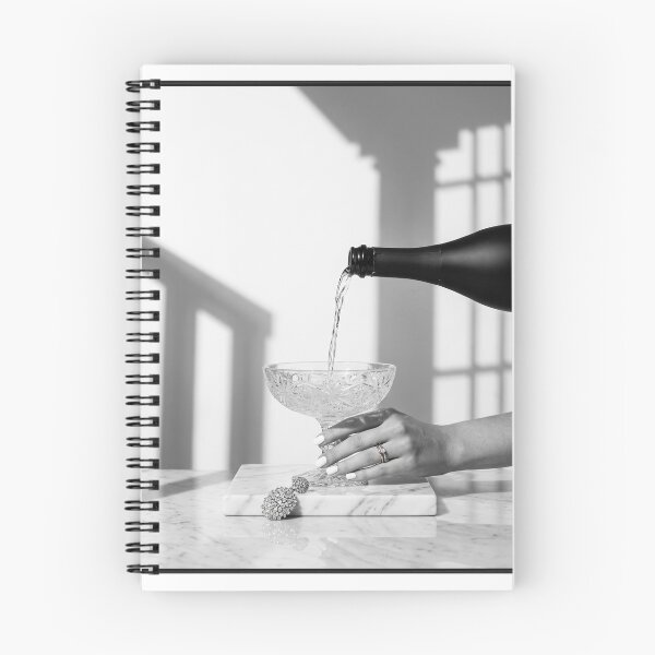 Item preview, Vogue Editorial Champagne Pour – Luxury Minimalist Black and White Art designed and sold by marianka91.