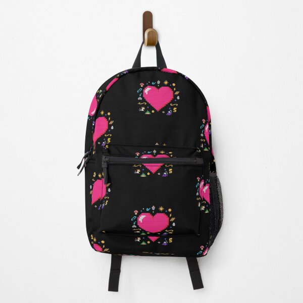 Item preview, Retro Pixel Art Glowing 8-Bit Heart Gaming Design designed and sold by Pink-Blossoms.
