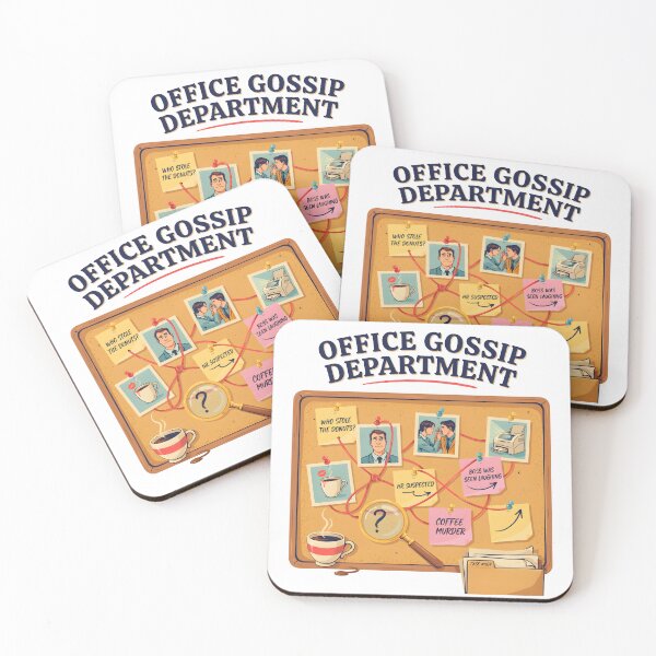 Item preview, Office Gossip Department Funny Office Investigation designed and sold by Fitswear.