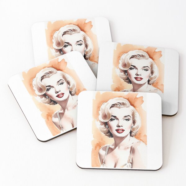 Item preview, Cinema - Emblematic Actress of 1950s Hollywood Glamour, Watercolor Portrait designed and sold by Beat-It.