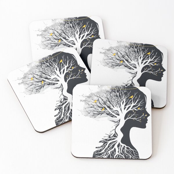 Item preview, The Mind's Wilderness – Minimalist Tree of Life Silhouette Art designed and sold by marianka91.