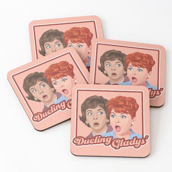 Item preview, Dueling Gladys' - Classic Sitcom Nosy Neighbor X 2 designed and sold by Deviant Logic Design.