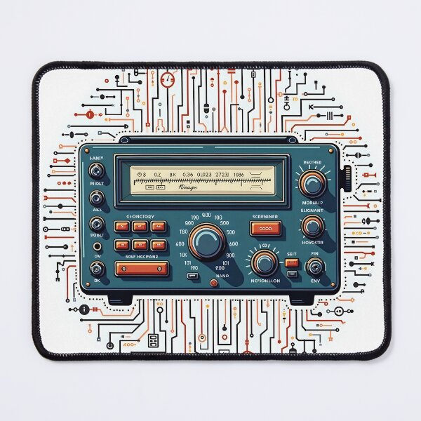 Item preview, Vintage Circuit Board T-Shirt - Retro Electronic Module for Tech Lovers designed and sold by Qubivibe.