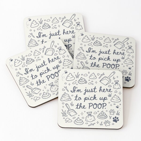 Item preview, Just Here To Pick Up The Poop designed and sold by Beanster-nl.