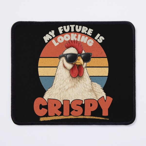 Item preview, Looking Crispy Funny Chicken | Vintage Chicken Humor Graphic designed and sold by 1timelab.