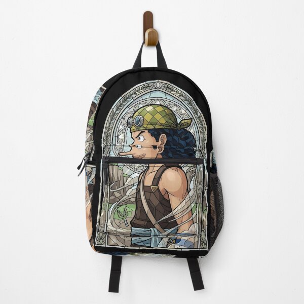 Item preview, Usopp One Piece Canyon Wanderer Stained Glass designed and sold by mildaclairmo.