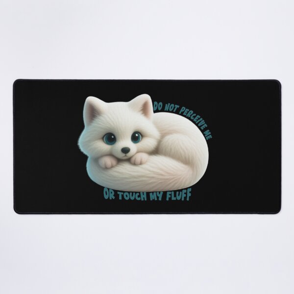 Item preview, Autistic Arctic Fox - Do Not Perceive Me Or Touch My Fluff designed and sold by Feinsicht.