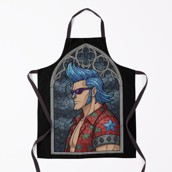 Item preview, Franky One Piece Stormy Tropical Stained Glass designed and sold by mildaclairmo.