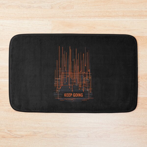 Item preview, just put one foot forward – keep going creative art designed and sold by RetroWaveArtCo.