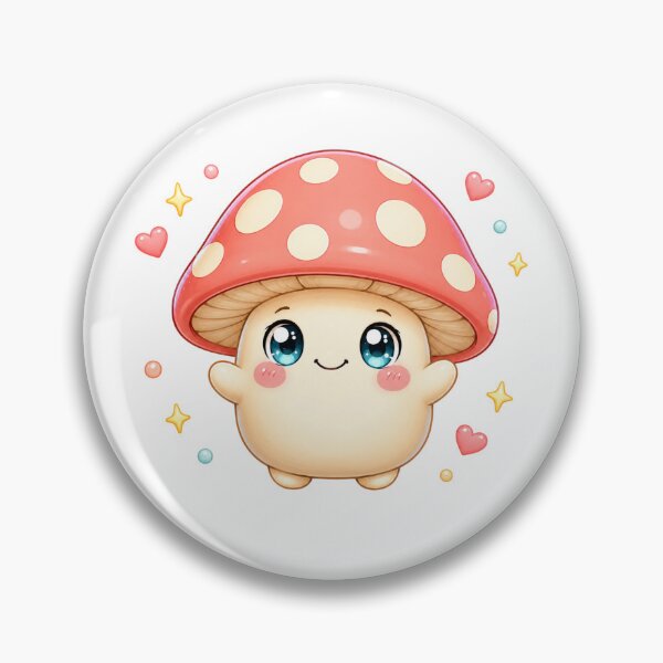 Item preview, Kawaii Mushroom Character | Cute Cottagecore Goblincore Art designed and sold by Dulxoz.