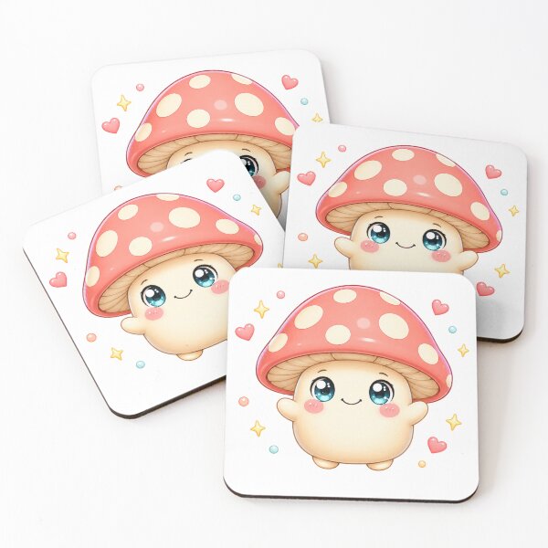 Item preview, Kawaii Mushroom Character | Cute Cottagecore Goblincore Art designed and sold by Dulxoz.
