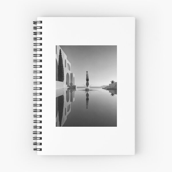 Item preview, Monochromatic Luxury Architecture – Elegant Diver Canvas Print designed and sold by marianka91.