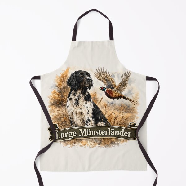 Item preview, Large Münsterländer with Ring-necked Pheasant designed and sold by TammyHunterArt.