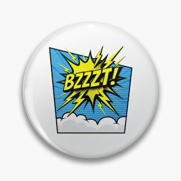Item preview, BZZZT! Retro Comic Electric Pop Art Design designed and sold by CleanDecor.