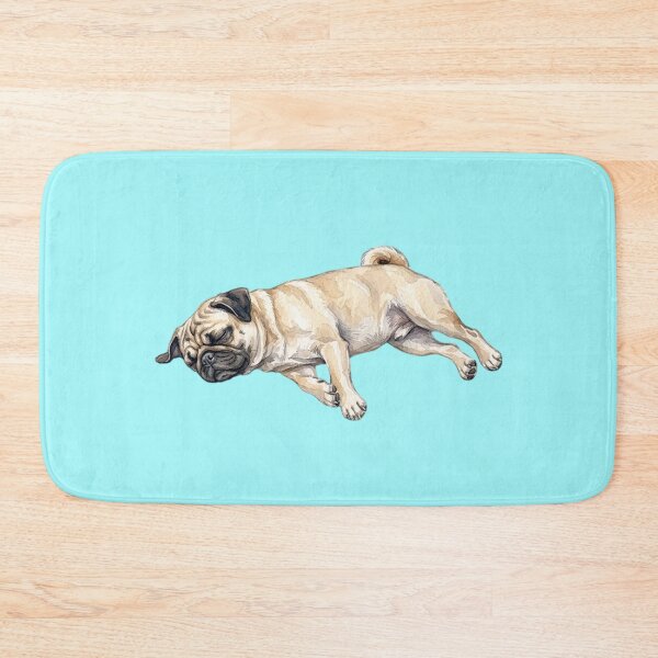 Item preview, Watercolor Pug Sleeping designed and sold by TheMagicIcon.
