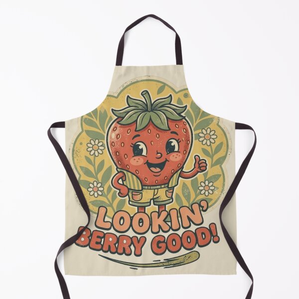 Item preview, Lookin Berry Good Retro 70s Strawberry Cartoon designed and sold by radiogalaxy.