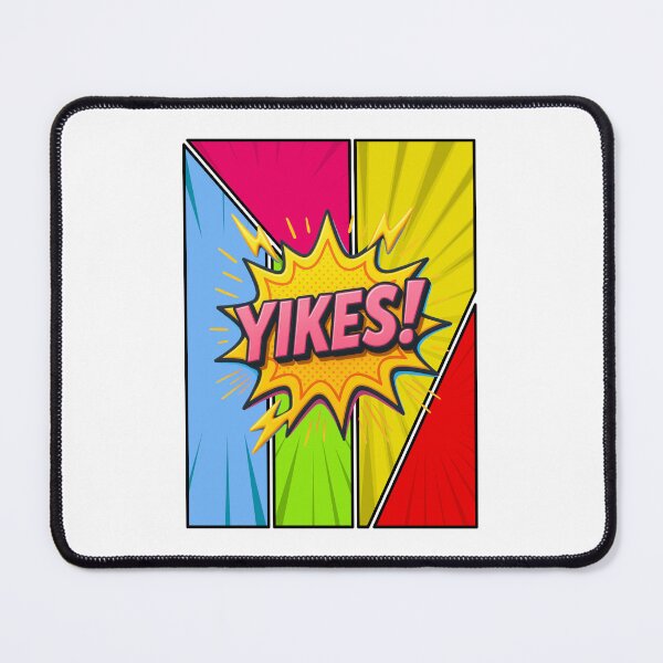 Item preview, YIKES! Retro Comic Reaction Pop Art Layout designed and sold by CleanDecor.