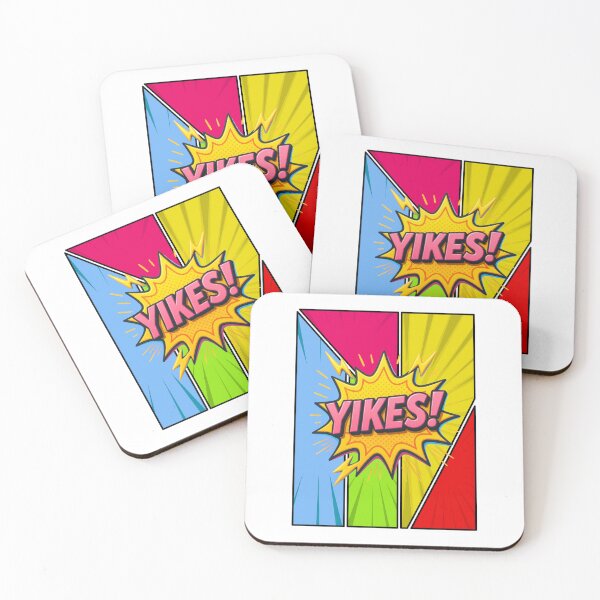 Item preview, YIKES! Retro Comic Reaction Pop Art Layout designed and sold by CleanDecor.