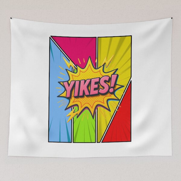 Item preview, YIKES! Retro Comic Reaction Pop Art Layout designed and sold by CleanDecor.