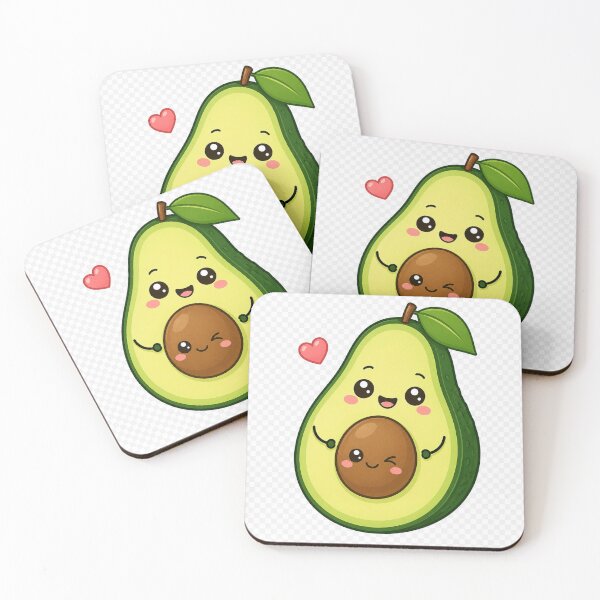 Item preview, Cute Kawaii Avocado designed and sold by zoumhane.