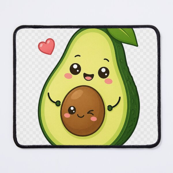 Item preview, Cute Kawaii Avocado designed and sold by zoumhane.