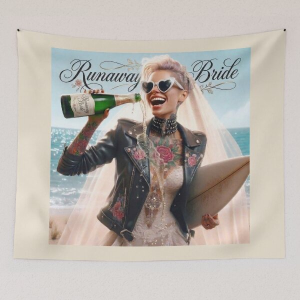 Item preview, Punk Bride Surfboard Celebration Party designed and sold by Voodoo Store Paranormal Collections.