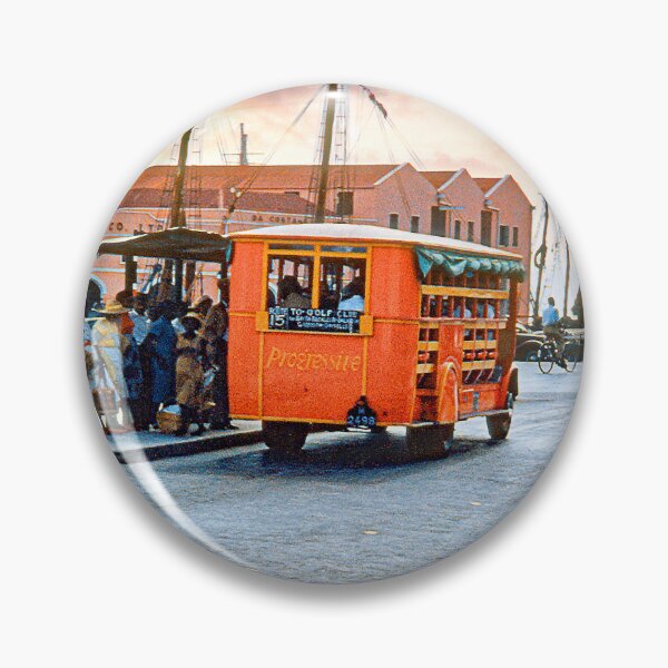 Item preview, Bridgetown, Barbados, June 21, 1960, Public Transportation Bus, Street Scene designed and sold by AMacGPhilly.