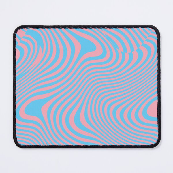 Item preview, Blank Greetings Card, Illusion Art in Blue and Pink, Trans Optical Illusion Art designed and sold by CharlottePlaceArt.