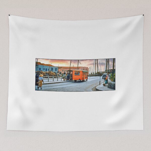 Item preview, Bridgetown, Barbados, June 21, 1960, Public Transportation Bus, Street Scene designed and sold by AMacGPhilly.