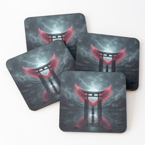 Artikelvorschau, Moonlit Wings of the Sacred Gate entworfen und verkauft von BlissBlvdShop.