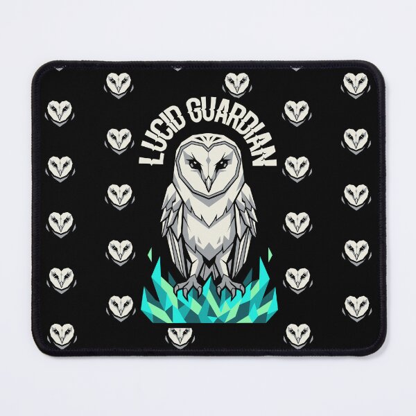 Item preview, Lucid Guardian: Cyber Magic Barn Owl & Neon Cold Fire designed and sold by ZUMERI.