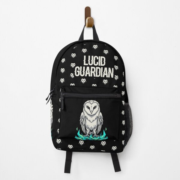 Item preview, Lucid Guardian: Cyber Magic Barn Owl & Neon Cold Fire designed and sold by ZUMERI.