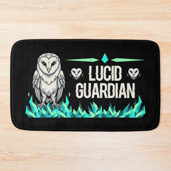 Item preview, Lucid Guardian: Cyber Magic Barn Owl & Neon Cold Fire designed and sold by ZUMERI.