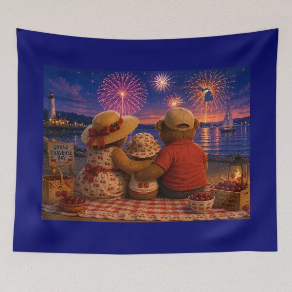 Item preview, Traverse City Fireworks designed and sold by FreshWaterWares.