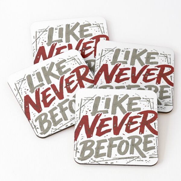 Item preview, Like Never Before – Distressed Hand-Lettered Typography designed and sold by BuckaBaby.