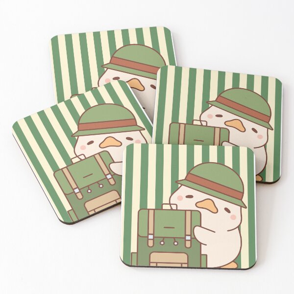 Item preview, Cute Camping Duck designed and sold by maxtheta.