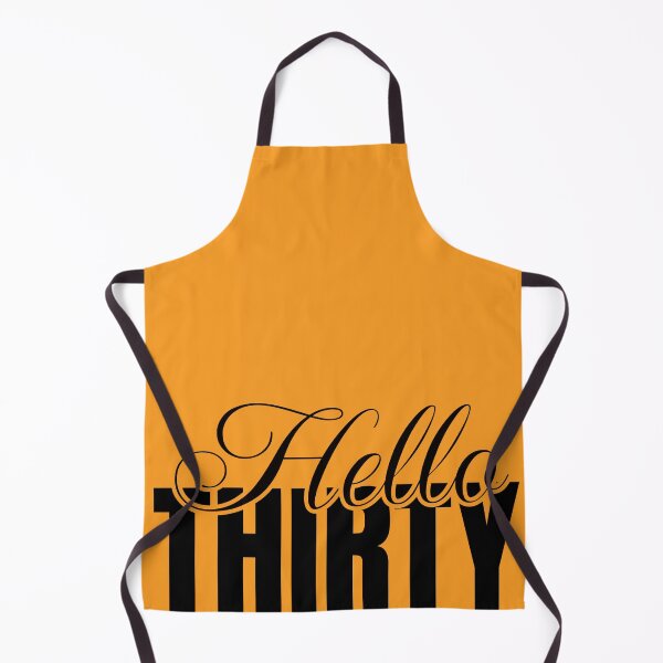 Item preview, Hello Thirty. 30th Birthday Gift. A perfect gift to celebrate your thirtieth birthday with style. Black text version designed and sold by illeN-Art-World.