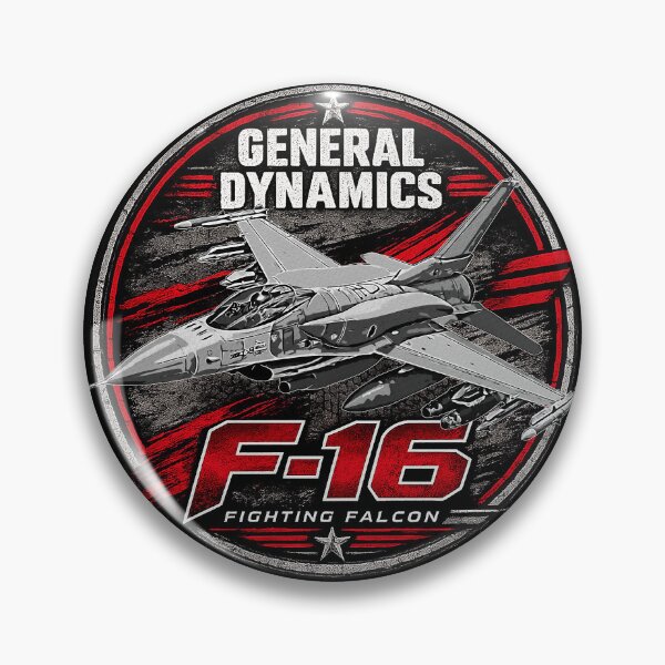 Item preview, General Dynamics F-16 Fighting Falcon Vintage Military Aviation Emblem | Fighter Jet Graphic Design designed and sold by Aerolovers.