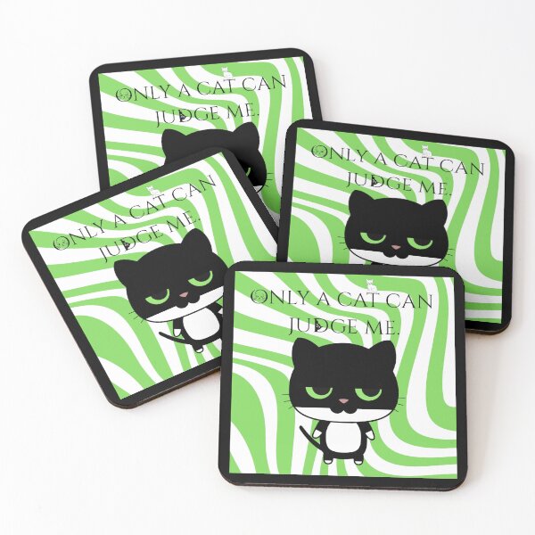 Item preview, Only A Cat Can Judge Me designed and sold by Qiokieo.