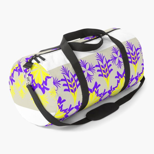 Item preview, Ethnic Folk Art Geometric Border Motif in Purple and Yellow, Seamless Ornamental Ribbon Pattern designed and sold by Ei-Ei.