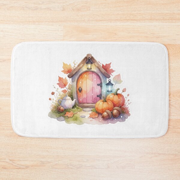 Item preview, Autumn Fairy Door Pumpkin Cottagecore Decor designed and sold by AillustriaAK.