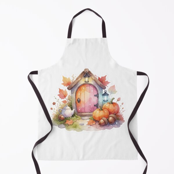 Item preview, Autumn Fairy Door Pumpkin Cottagecore Decor designed and sold by AillustriaAK.