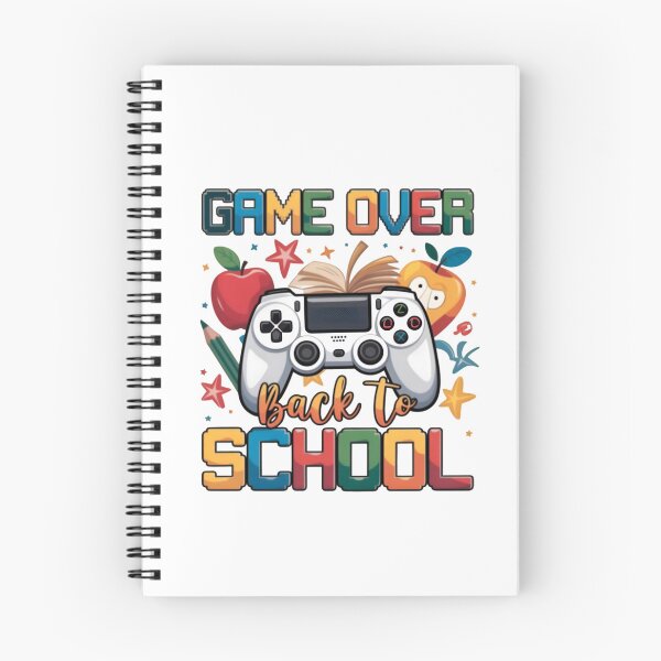 Item preview, ​Game Over Back To School Gamer T-Shirt designed and sold by Color World.