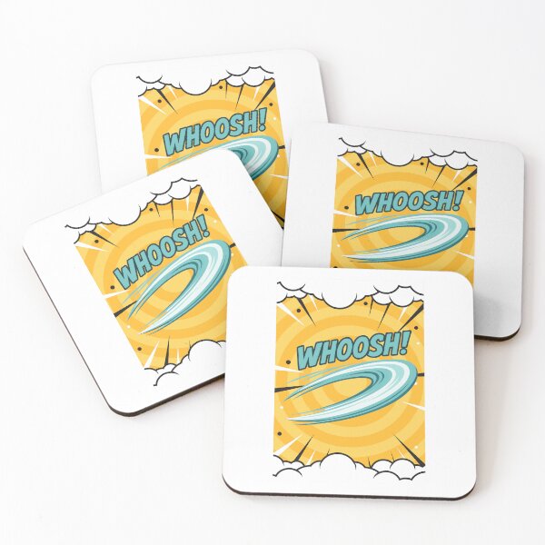 Item preview, WHOOSH! Retro Comic Motion Pop Art Sign designed and sold by CleanDecor.