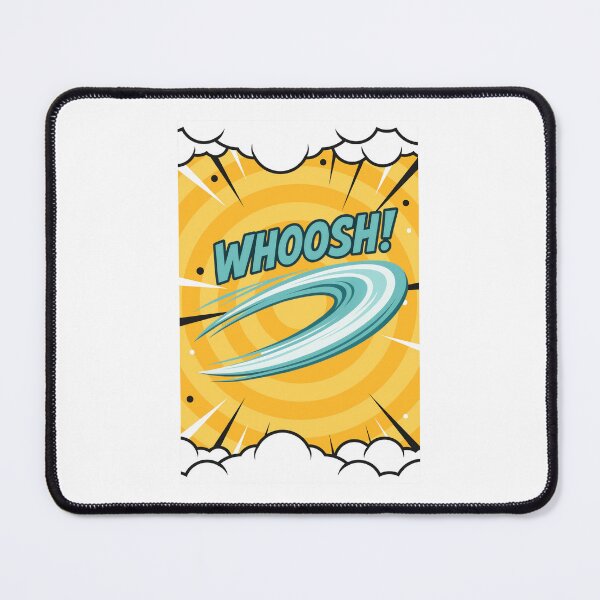 Item preview, WHOOSH! Retro Comic Motion Pop Art Sign designed and sold by CleanDecor.