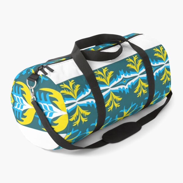 Item preview, Modern Thai Luxury Seamless Pattern with Teal and Golden Yellow Ornamental Motifs designed and sold by Ei-Ei.