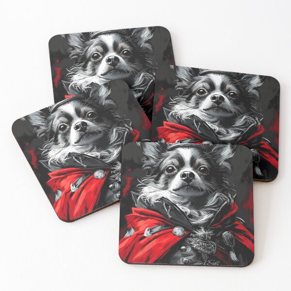 Item preview, Chihuahua Dog Crimson Warrior Crown Royal Noble Companion designed and sold by earlobejerk.