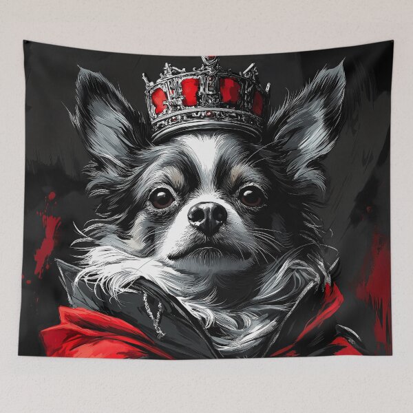 Item preview, Chihuahua Dog Crimson Warrior Crown Royal Noble Companion designed and sold by earlobejerk.