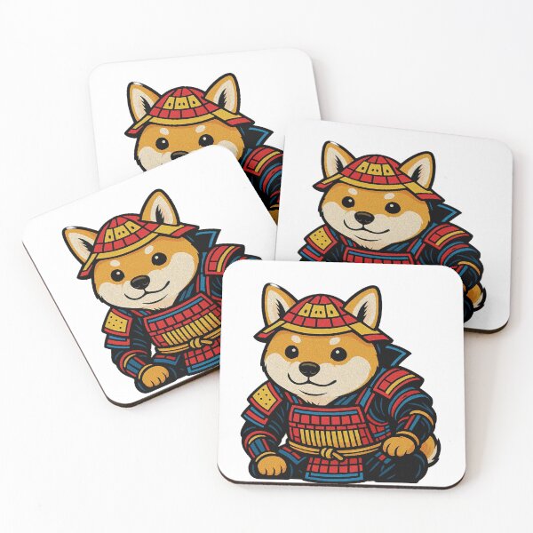 Item preview, Samurai Shiba Inu Cute Japanese Dog designed and sold by Peko-.